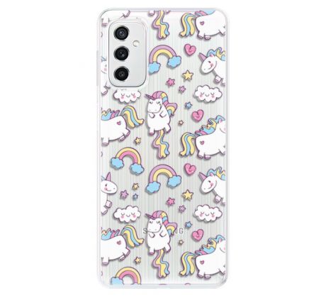 Odolné silikonové pouzdro iSaprio - Unicorn pattern 02 - Samsung Galaxy M52 5G