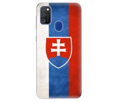Odolné silikonové pouzdro iSaprio - Slovakia Flag - Samsung Galaxy M21