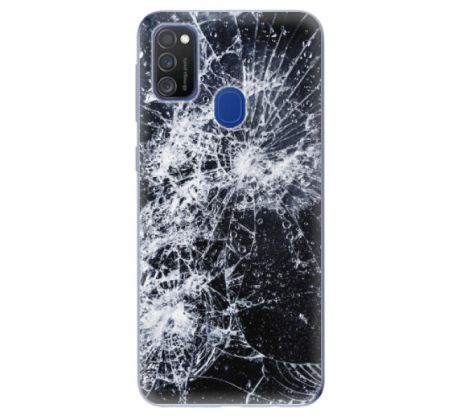 Odolné silikonové pouzdro iSaprio - Cracked - Samsung Galaxy M21
