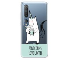 Odolné silikonové pouzdro iSaprio - Unicorns Love Coffee - Xiaomi Mi 10 / Mi 10 Pro