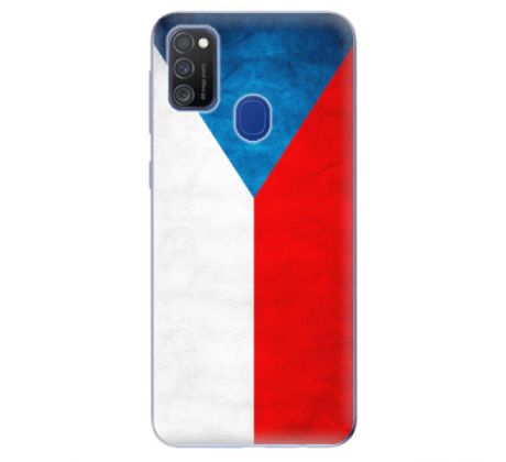 Odolné silikonové pouzdro iSaprio - Czech Flag - Samsung Galaxy M21