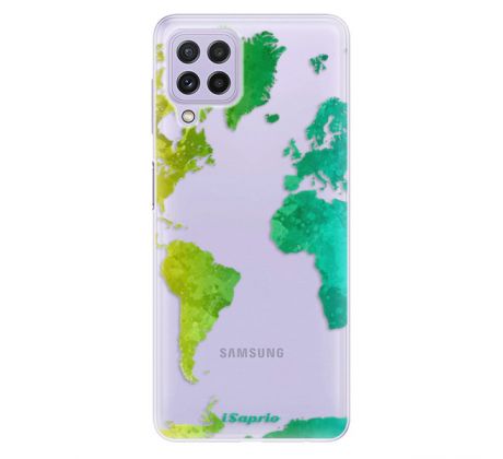 Odolné silikonové pouzdro iSaprio - Cold Map - Samsung Galaxy A22