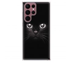 Odolné silikonové pouzdro iSaprio - Black Cat - Samsung Galaxy S22 Ultra 5G