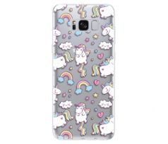 Odolné silikonové pouzdro iSaprio - Unicorn pattern 02 - Samsung Galaxy S8