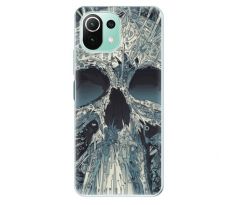 Odolné silikonové pouzdro iSaprio - Abstract Skull - Xiaomi Mi 11 Lite