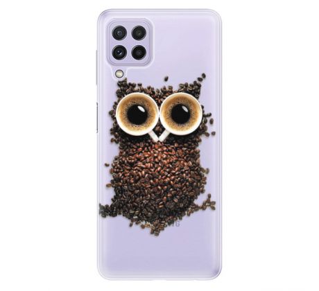 Odolné silikonové pouzdro iSaprio - Owl And Coffee - Samsung Galaxy A22