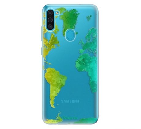 Odolné silikonové pouzdro iSaprio - Cold Map - Samsung Galaxy M11