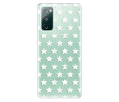 Odolné silikonové pouzdro iSaprio - Stars Pattern - white - Samsung Galaxy S20 FE