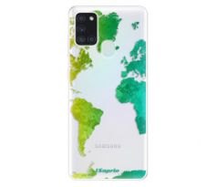 Odolné silikonové pouzdro iSaprio - Cold Map - Samsung Galaxy A21s