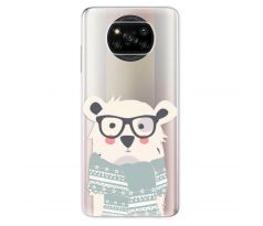 Odolné silikonové pouzdro iSaprio - Bear with Scarf - Xiaomi Poco X3 Pro / X3 NFC