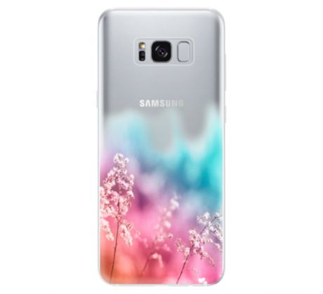 Odolné silikonové pouzdro iSaprio - Rainbow Grass - Samsung Galaxy S8
