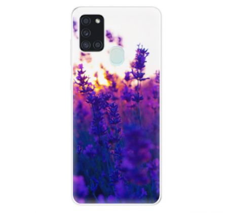 Odolné silikonové pouzdro iSaprio - Lavender Field - Samsung Galaxy A21s