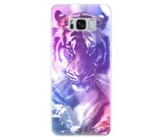 Odolné silikonové pouzdro iSaprio - Purple Tiger - Samsung Galaxy S8
