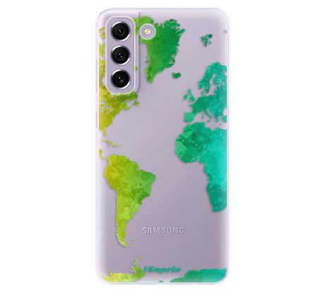 Odolné silikonové pouzdro iSaprio - Cold Map - Samsung Galaxy S21 FE 5G