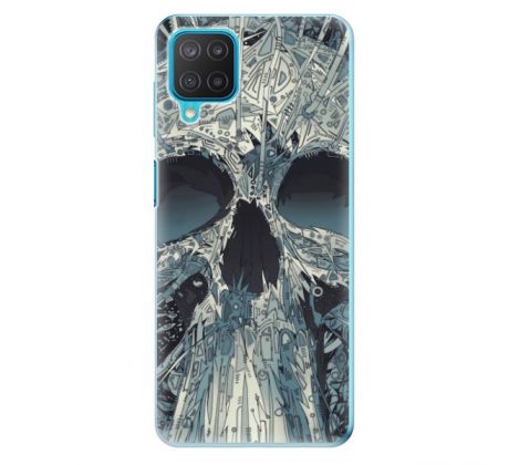 Odolné silikonové pouzdro iSaprio - Abstract Skull - Samsung Galaxy M12