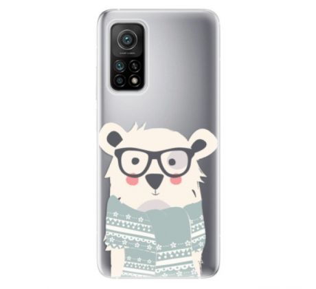 Odolné silikonové pouzdro iSaprio - Bear with Scarf - Xiaomi Mi 10T / Mi 10T Pro