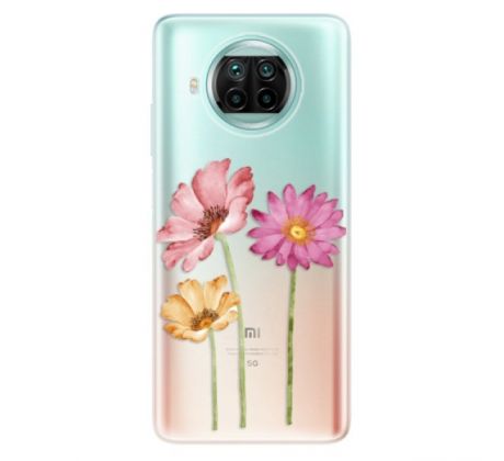 Odolné silikonové pouzdro iSaprio - Three Flowers - Xiaomi Mi 10T Lite