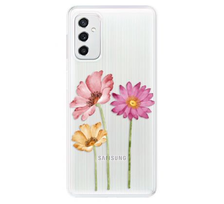 Odolné silikonové pouzdro iSaprio - Three Flowers - Samsung Galaxy M52 5G