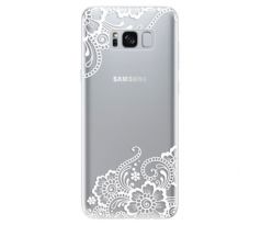 Odolné silikonové pouzdro iSaprio - White Lace 02 - Samsung Galaxy S8