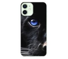 Odolné silikonové pouzdro iSaprio - Black Puma - iPhone 12 mini