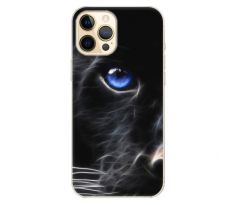 Odolné silikonové pouzdro iSaprio - Black Puma - iPhone 12 Pro