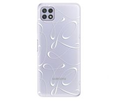 Odolné silikonové pouzdro iSaprio - Fancy - white - Samsung Galaxy A22 5G