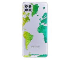 Odolné silikonové pouzdro iSaprio - Cold Map - Samsung Galaxy A22 5G