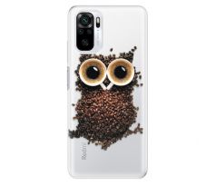 Odolné silikonové pouzdro iSaprio - Owl And Coffee - Xiaomi Redmi Note 10 / Note 10S