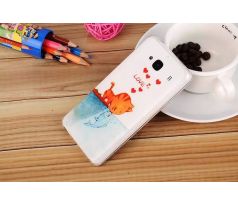 Silikonový obal LOVE CAT pro Xiaomi Redmi 2