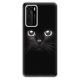 Odolné silikonové pouzdro iSaprio - Black Cat - Huawei P40