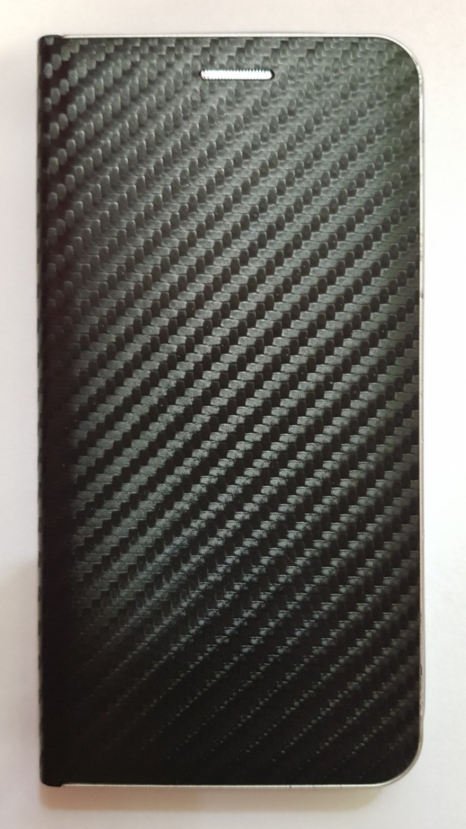 Kožené pouzdro CARBON pro LG K40 - černé