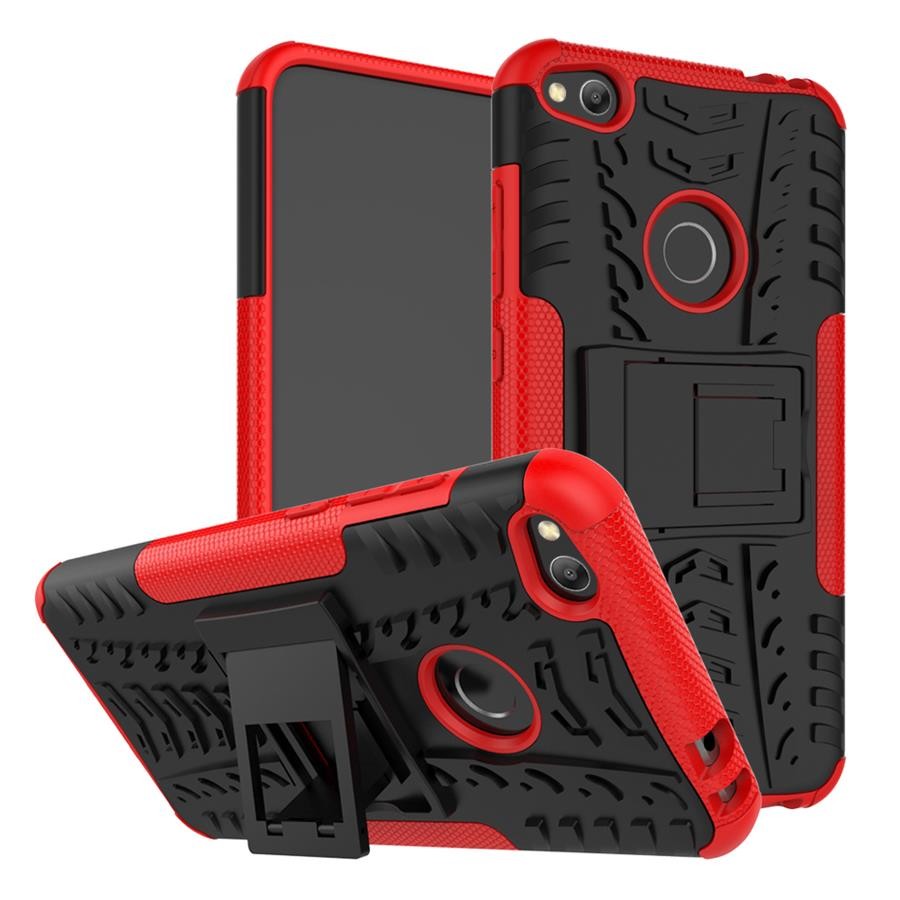 Odolný obal HEAVY DUTY pro Motorola Moto C Plus - červený