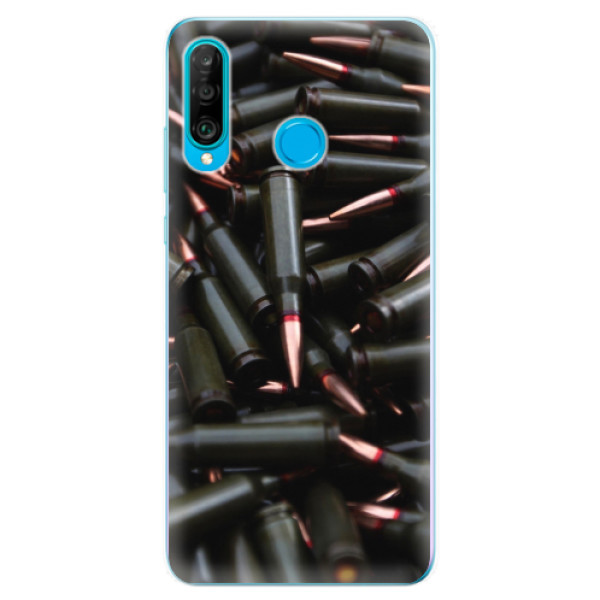 Odolné silikonové pouzdro iSaprio - Black Bullet - Huawei P30 Lite