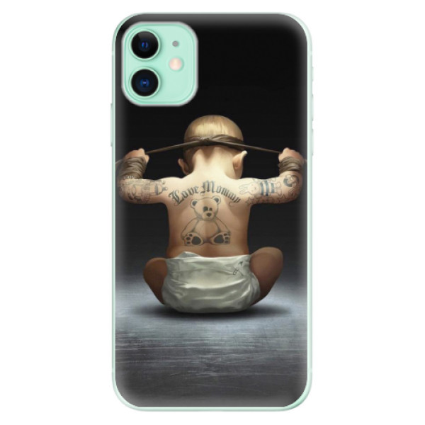 Odolné silikonové pouzdro iSaprio - Crazy Baby - iPhone 11