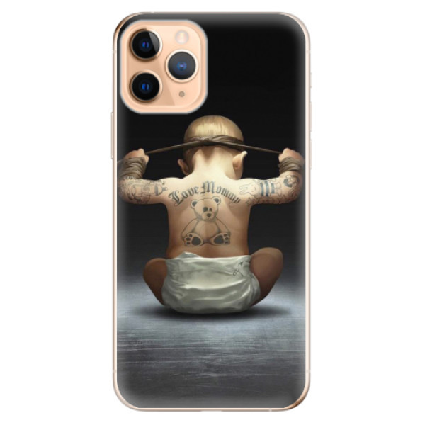 Odolné silikonové pouzdro iSaprio - Crazy Baby - iPhone 11 Pro