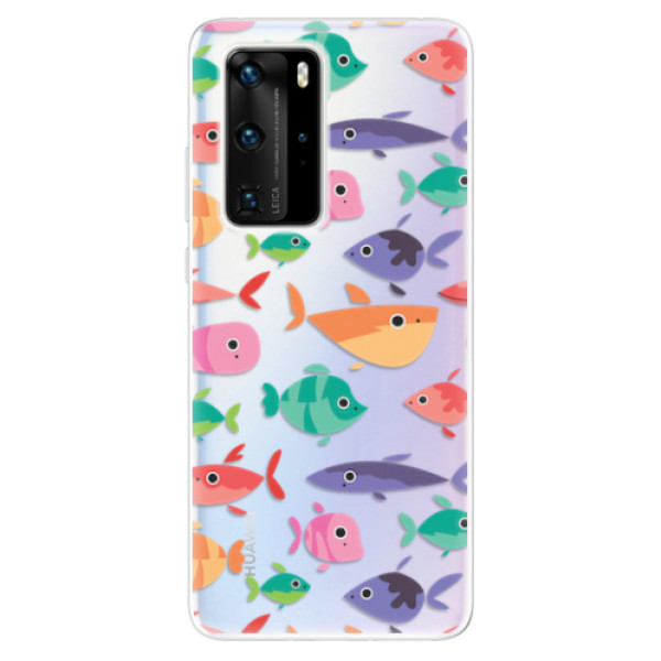 Odolné silikonové pouzdro iSaprio - Fish pattern 01 - Huawei P40 Pro