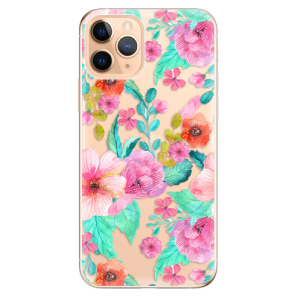 Odolné silikonové pouzdro iSaprio - Flower Pattern 01 - iPhone 11 Pro