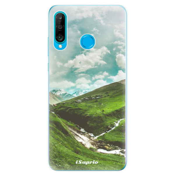 Odolné silikonové pouzdro iSaprio - Green Valley - Huawei P30 Lite
