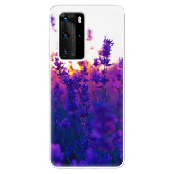 Odolné silikonové pouzdro iSaprio - Lavender Field - Huawei P40 Pro