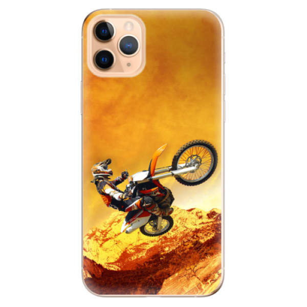 Odolné silikonové pouzdro iSaprio - Motocross - iPhone 11 Pro Max