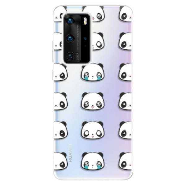 Odolné silikonové pouzdro iSaprio - Panda pattern 01 - Huawei P40 Pro