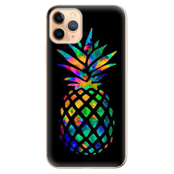 Odolné silikonové pouzdro iSaprio - Rainbow Pineapple - iPhone 11 Pro Max