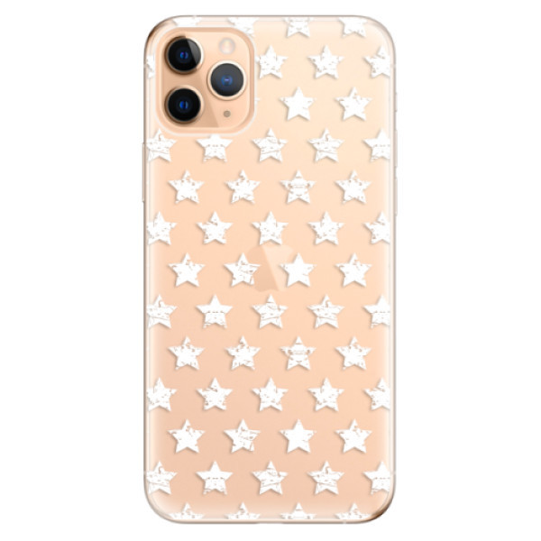 Odolné silikonové pouzdro iSaprio - Stars Pattern - white - iPhone 11 Pro Max