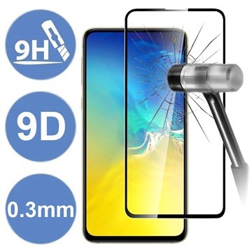9D Tvrzené sklo pro Samsung Galaxy A01 A015 - černé RI1237