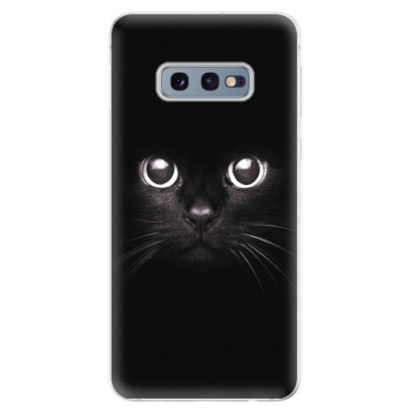 Odolné silikonové pouzdro iSaprio - Black Cat - Samsung Galaxy S10e