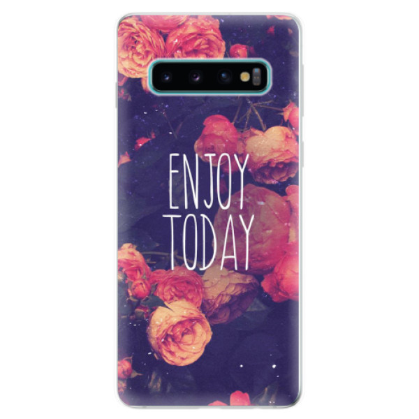 Odolné silikonové pouzdro iSaprio - Enjoy Today - Samsung Galaxy S10
