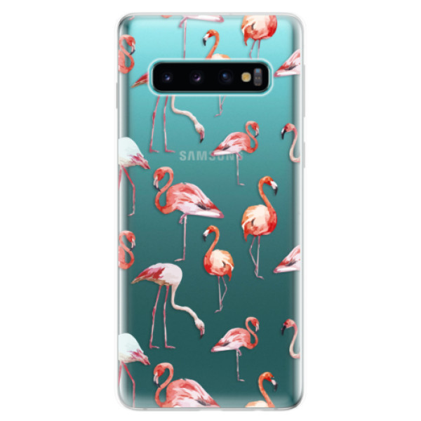 Odolné silikonové pouzdro iSaprio - Flami Pattern 01 - Samsung Galaxy S10