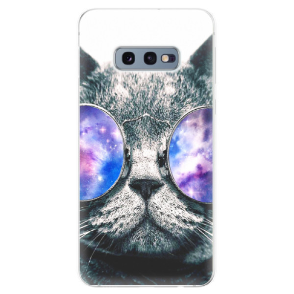 Odolné silikonové pouzdro iSaprio - Galaxy Cat - Samsung Galaxy S10e