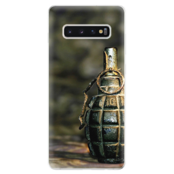 Odolné silikonové pouzdro iSaprio - Grenade - Samsung Galaxy S10+