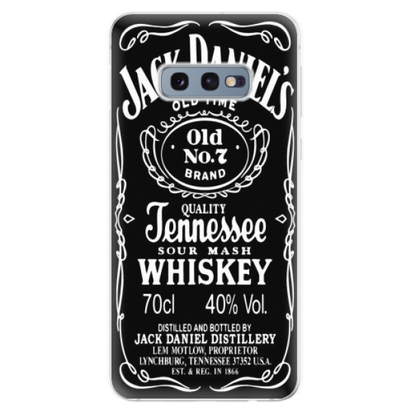 Odolné silikonové pouzdro iSaprio - Jack Daniels - Samsung Galaxy S10e